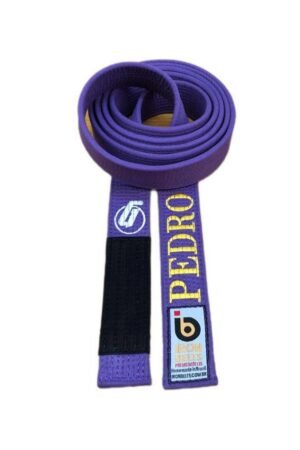 Custom Purple Belt IRON BELTS