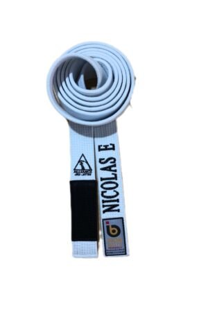 Custom White Belt IRON BELTS