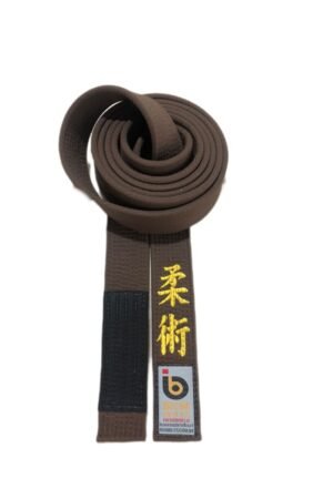 Brown Jiu-Jitsu Belt in Japanese