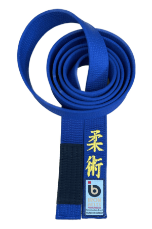 Blue Jiu-Jitsu Belt in Japanese
