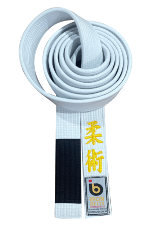 White Jiu-Jitsu Belt in Japanese